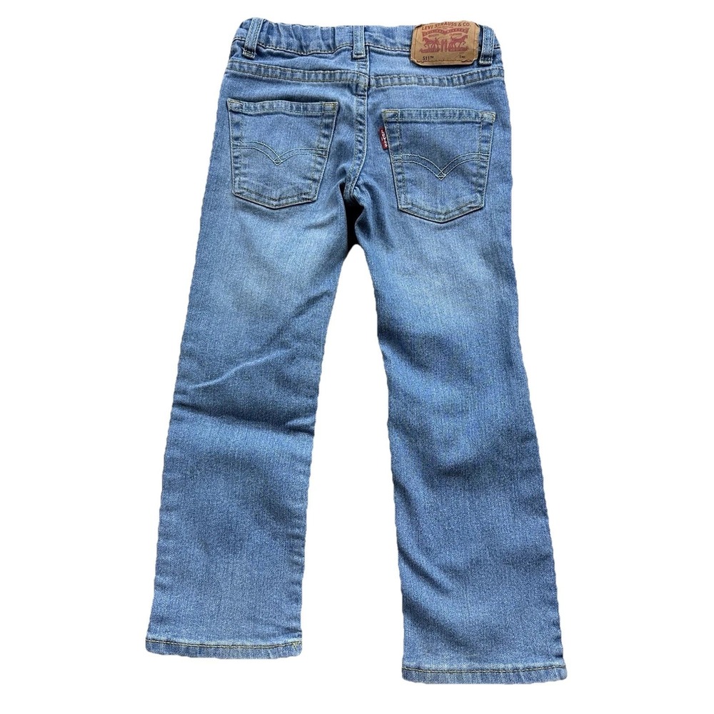 Levis 511 Size‎ 5 Reg Slim Straight Denim Jeans Light Wash